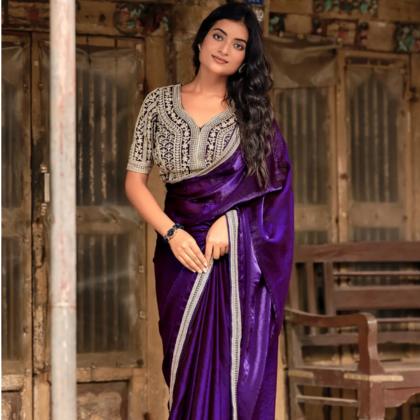 Maheshwari Festive Saree – Elegant Celebration Weave