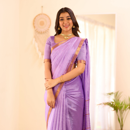 Maheshwari Cotton Saree – Classic Border Design